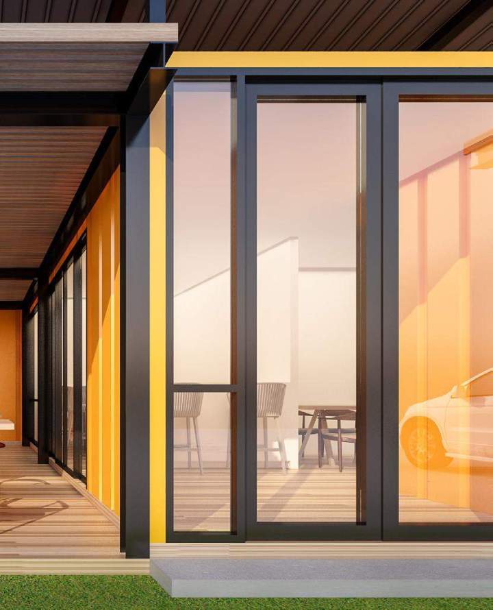 porte en aluminium Paris